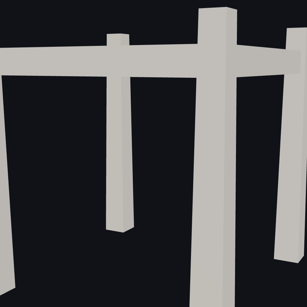 AI-generated 3D environment prop — ComfyUI Hunyuan3D pipeline